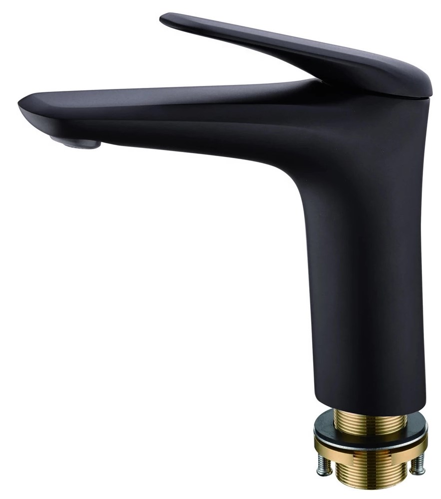 Смеситель для раковины RUSH Nevis (NE1735-12black) черный Смеситель для раковины RUSH Nevis (NE1735-12black) черный