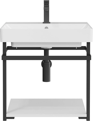 Консоль под раковину Kerama Marazzi Pro 55 PRO.55.02\BLK.M подвесная, черная матовая — Изображение 3