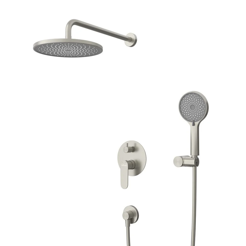 Душевая система CEZARES STYLUS-DSET-IN встраиваемая, со шлангом, с держателем, сатин Душевая система CEZARES STYLUS-DSET-IN встраиваемая, со шлангом, с держателем, сатин