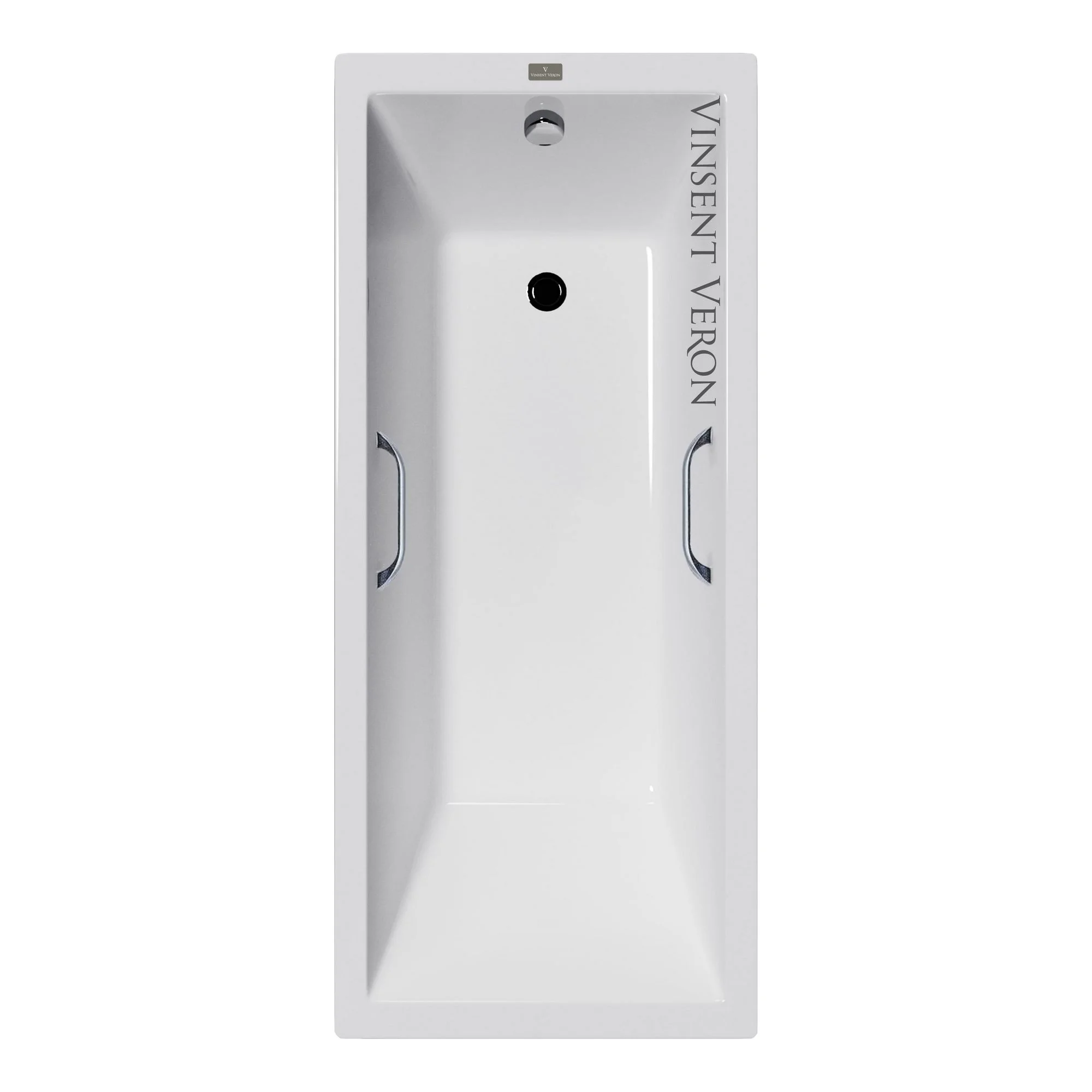 Ванна чугунная Vinsent Veron Square 170x75x45 VSQ1707545H/VH0012CH с хромированными ручками Ванна чугунная Vinsent Veron Square 170x75x45 VSQ1707545H/VH0012CH с хромированными ручками