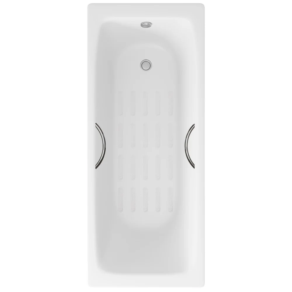 Ванна чугунная Delice Biove 1700х750 с ручками и антискользящим покрытием DLR220509R-AS Ванна чугунная Delice Biove 1700х750 с ручками и антискользящим покрытием DLR220509R-AS