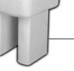 Ножки для постирочной раковины HATRIA Y1VC01 Ножки для постирочной раковины HATRIA Y1VC01