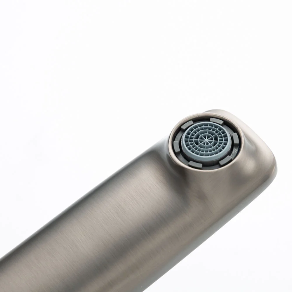 Смеситель для раковины Gappo G1028-9 оружейная сталь — Изображение 9