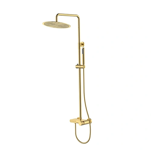 Душевая система Boheme STICK GOLD SPIRALE 128-GG.4 Душевая система Boheme STICK GOLD SPIRALE 128-GG.4