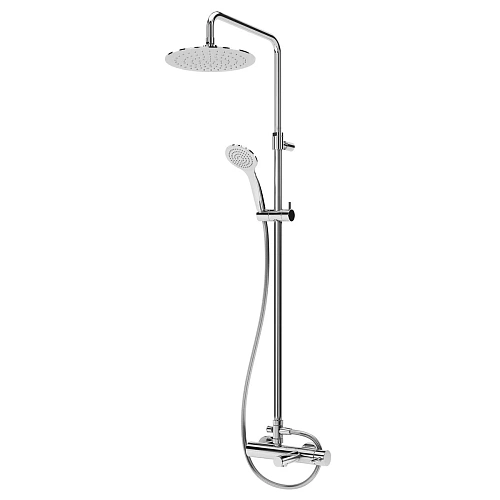 Душевая система CEZARES CZR-B-CVD-SR с ручным и верхним душем из нержавеющей стали диаметр 250 мм, золото матовое Душевая система CEZARES CZR-B-CVD-SR с ручным и верхним душем из нержавеющей стали диаметр 250 мм, золото матовое