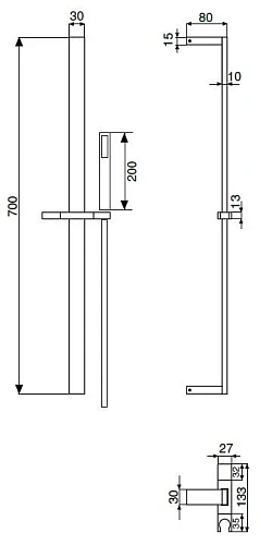 Душевая система CEZARES CZR-L-SD-NOP Душевая система CEZARES CZR-L-SD-NOP