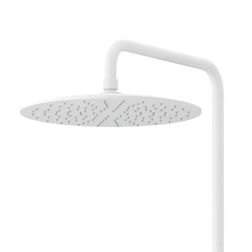 Душевая система CEZARES LEAF-CDA-30-L-BIO телескопическая, с верхним и ручным душем, диаметр 300 мм металл, белый матовый Душевая система CEZARES LEAF-CDA-30-L-BIO телескопическая, с верхним и ручным душем, диаметр 300 мм металл, белый матовый