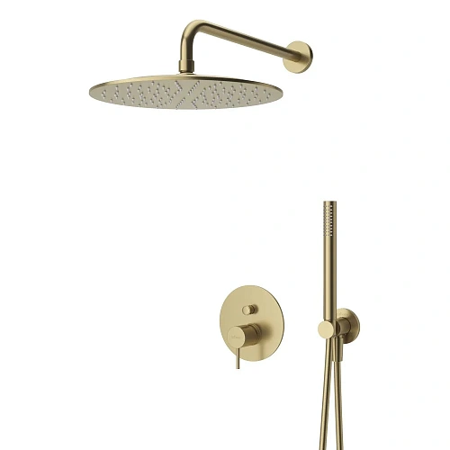 Душевая система CEZARES LEAF-DSIP-30-L-SR встраиваемая, верхний душ 30 см, Sunrise Душевая система CEZARES LEAF-DSIP-30-L-SR встраиваемая, верхний душ 30 см, Sunrise