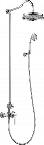 Душевая система CEZARES LIBERTY-F-CD-01 с верхним и ручным душем, хром Душевая система CEZARES LIBERTY-F-CD-01 с верхним и ручным душем, хром