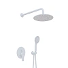 Душевая система CEZARES NAUTIC-DSIP-BIO встраиваемая, верхний душ 25 см, верхняя лейка металл, белый матовый