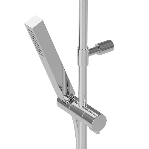 Душевая система CEZARES PORTA-CD-01 с ручным и верхним душем 200 мм нержавеющая сталь, хром Душевая система CEZARES PORTA-CD-01 с ручным и верхним душем 200 мм нержавеющая сталь, хром
