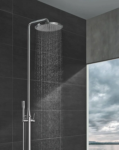 Душевая система GROHE Essence New с однорычажным смесителем, хром (23741001) Душевая система GROHE Essence New с однорычажным смесителем, хром (23741001)