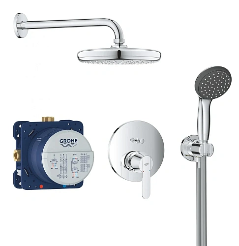 Душевая система GROHE Get с верхним душем Vitalio Start 210, хром (25220001) Душевая система GROHE Get с верхним душем Vitalio Start 210, хром (25220001)