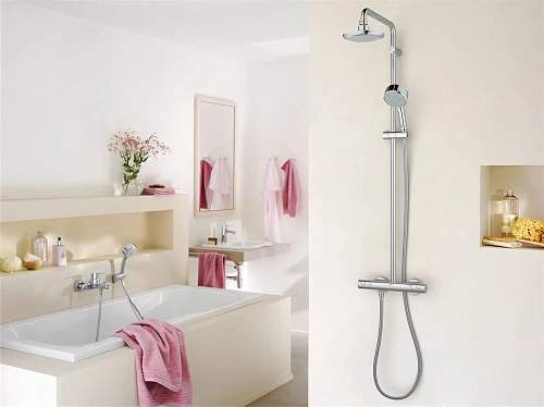Душевая система GROHE Tempesta Cosmopolitan 160 с термостатическим смесителем, хром (27922000) Душевая система GROHE Tempesta Cosmopolitan 160 с термостатическим смесителем, хром (27922000)