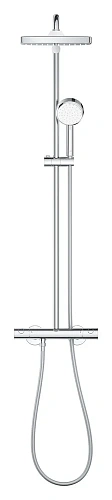 Душевая система GROHE Tempesta Cosmopolitan 250 CUBE с термостатом, хром (26689000) Душевая система GROHE Tempesta Cosmopolitan 250 CUBE с термостатом, хром (26689000)