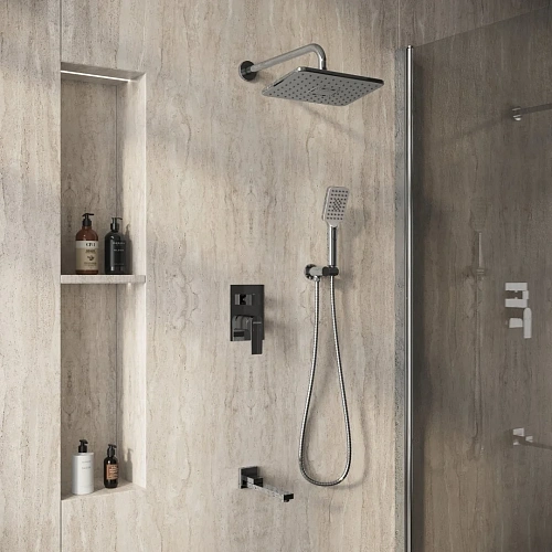 Душевая система GROSSMAN Classic 501.K35.04.100 скрытого монтажа хром глянцевый Душевая система GROSSMAN Classic 501.K35.04.100 скрытого монтажа хром глянцевый