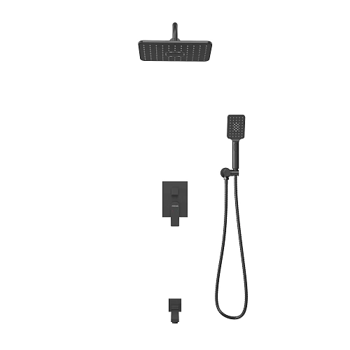 Душевая система GROSSMAN Classic 501.K35.04.210 скрытого монтажа черный матовый Душевая система GROSSMAN Classic 501.K35.04.210 скрытого монтажа черный матовый
