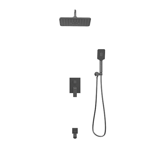 Душевая система GROSSMAN Classic 501.K35.04.420 скрытого монтажа графит сатиновый Душевая система GROSSMAN Classic 501.K35.04.420 скрытого монтажа графит сатиновый