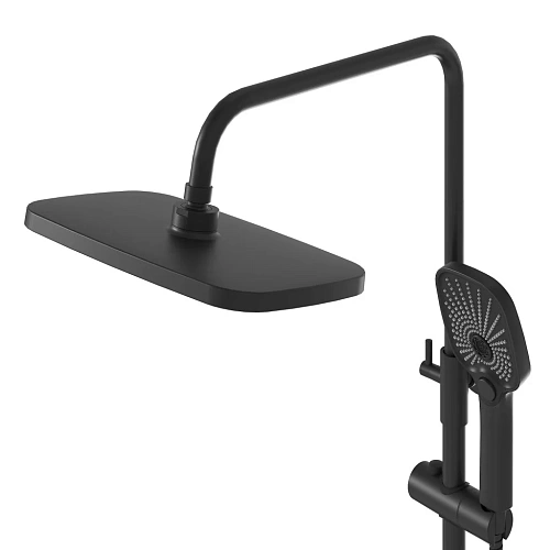 Душевая система GROSSMAN Pragma 500.K35.03.210 черный матовый Душевая система GROSSMAN Pragma 500.K35.03.210 черный матовый