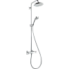 Душевая система hansgrohe Croma 220 Showerpipe с термостатом 27185000 Душевая система hansgrohe Croma 220 Showerpipe с термостатом 27185000