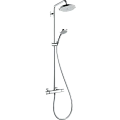 Душевая система hansgrohe Croma 220 Showerpipe с термостатом 27185000 Душевая система hansgrohe Croma 220 Showerpipe с термостатом 27185000