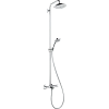 Душевая система hansgrohe Croma 220 Showerpipe с термостатом 27223000