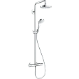 Душевая система hansgrohe Croma Select S 180 2jet с термостатом 27253400 Душевая система hansgrohe Croma Select S 180 2jet с термостатом 27253400