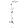 Душевая система hansgrohe Crometta E 240 1jet Showerpipe 27284000 Душевая система hansgrohe Crometta E 240 1jet Showerpipe 27284000