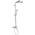 Душевая система hansgrohe Crometta S 240 1jet Showerpipe EcoSmart со смесителем 27269000 Душевая система hansgrohe Crometta S 240 1jet Showerpipe EcoSmart со смесителем 27269000