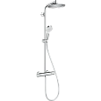 Душевая система hansgrohe Crometta S 240 1jet Showerpipe с термостатом, хром 27267000 Душевая система hansgrohe Crometta S 240 1jet Showerpipe с термостатом, хром 27267000