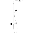 Душевая система Hansgrohe Pulsify S Showerpipe 260 1jet с термостатом для ванны 24220000, хром Душевая система Hansgrohe Pulsify S Showerpipe 260 1jet с термостатом для ванны 24220000, хром