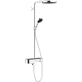 Душевая система Hansgrohe Pulsify S Showerpipe 260 1jet с термостатом для ванны 24230000, хром Душевая система Hansgrohe Pulsify S Showerpipe 260 1jet с термостатом для ванны 24230000, хром