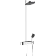 Душевая система Hansgrohe Pulsify S Showerpipe 260 2jet с термостатом для ванны 24240000, хром Душевая система Hansgrohe Pulsify S Showerpipe 260 2jet с термостатом для ванны 24240000, хром