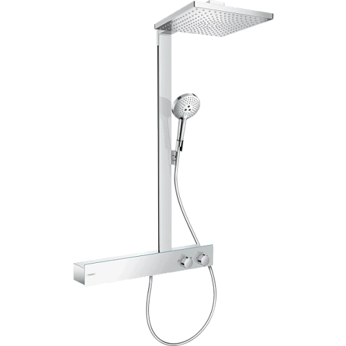 Душевая система Hansgrohe Raindance E Showerpipe 300 1jet 9 л/мин EcoSmart ShowerTablet 600 27364000 Душевая система Hansgrohe Raindance E Showerpipe 300 1jet 9 л/мин EcoSmart ShowerTablet 600 27364000