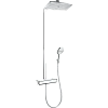 Душевая система Hansgrohe Raindance E с термостатом Showerpipe 360 1jet EcoSmart 9 л/мин. 27286000, 