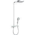 Душевая система hansgrohe Raindance Select E 300 3jet Showerpipe с термостатом, хром 27127000 Душевая система hansgrohe Raindance Select E 300 3jet Showerpipe с термостатом, хром 27127000