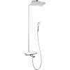 Душевая система hansgrohe Raindance Select E 360 Showerpipe с термостатом для ванны белый/хром 27113