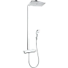 Душевая система hansgrohe Raindance Select E 360 Showerpipe с термостатом, белый/хром 27112400