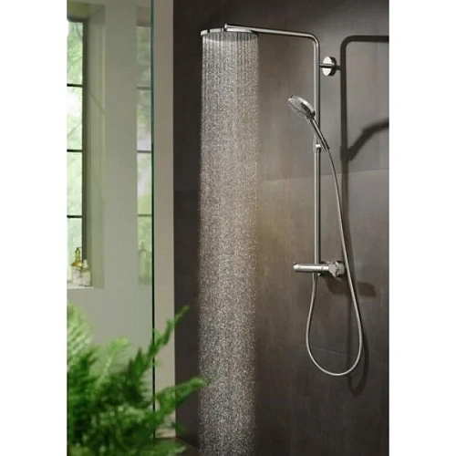 Душевая система hansgrohe Raindance Select S Showerpipe 240 1jet PowderRain с термостатом 27633000 Душевая система hansgrohe Raindance Select S Showerpipe 240 1jet PowderRain с термостатом 27633000