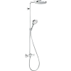 Душевая система hansgrohe Raindance Select S Showerpipe 240 1jet PowderRain с термостатом 27633000