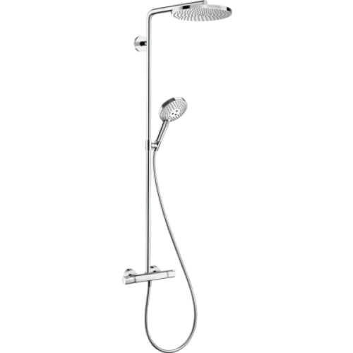 Душевая система hansgrohe Raindance Select S Showerpipe 240 1jet PowderRain с термостатом 27633000 Душевая система hansgrohe Raindance Select S Showerpipe 240 1jet PowderRain с термостатом 27633000
