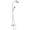 Душевая система Hansgrohe Showerpipe 230 1jet с термостатом для ванны EcoSmart Vernis Shape 26098000 Душевая система Hansgrohe Showerpipe 230 1jet с термостатом для ванны EcoSmart Vernis Shape 26098000