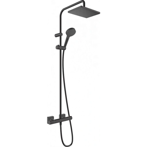 Душевая система Hansgrohe Showerpipe 230 1jet с термостатом, EcoSmart Vernis Shape 26097670, матовый Душевая система Hansgrohe Showerpipe 230 1jet с термостатом, EcoSmart Vernis Shape 26097670, матовый