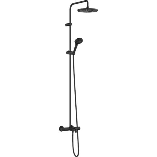 Душевая система Hansgrohe Vernis Blend Showerpipe 240 1jet с термостатом для ванны 26899670, матовый Душевая система Hansgrohe Vernis Blend Showerpipe 240 1jet с термостатом для ванны 26899670, матовый