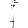 Душевая система Hansgrohe Vernis Shape Showerpipe 240 1jet с термостатом 26428670, матовый черный Душевая система Hansgrohe Vernis Shape Showerpipe 240 1jet с термостатом 26428670, матовый черный