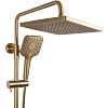 Душевая система Kaiser Serio 05382-3 с термостатом Шлифованное золото Душевая система Kaiser Serio 05382-3 с термостатом Шлифованное золото