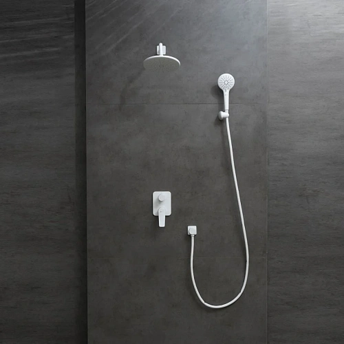 Душевая система Lemark Bronx LM3729MW встраиваемая, белый/матовый Душевая система Lemark Bronx LM3729MW встраиваемая, белый/матовый