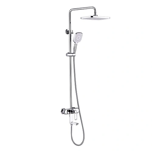 Душевая система Lemark Prizma LM3962C с регулируемой высотой штанги, хром Душевая система Lemark Prizma LM3962C с регулируемой высотой штанги, хром