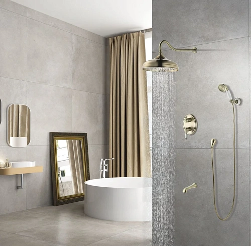 Душевая система Lemark Villa LM4822B встраиваемая, бронза Душевая система Lemark Villa LM4822B встраиваемая, бронза