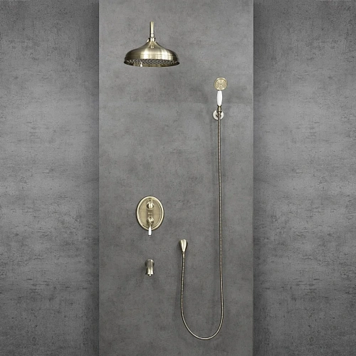 Душевая система Lemark Villa LM4822B встраиваемая, бронза Душевая система Lemark Villa LM4822B встраиваемая, бронза